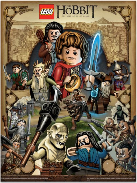LEGO The Hobbit Poster