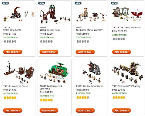 Shop LEGO Hobbit Sets