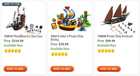 Shop LEGO Ships