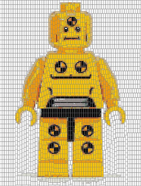 LEGO Mosaic by BrickIt LEGO Dummy Instructions