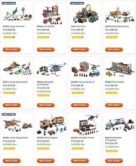 Shop LEGO City Sets