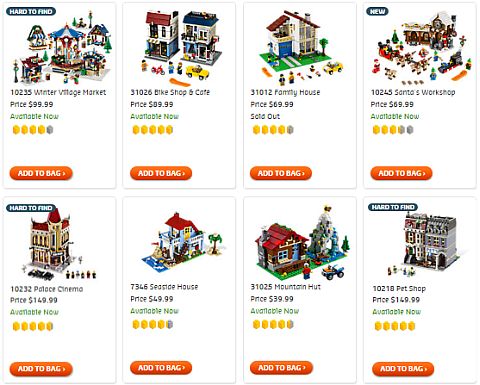 Shop LEGO Creator Houses