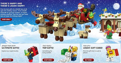 Shop LEGO Holiday Guide