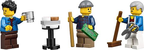 #10246 LEGO Detective's Office New Pieces