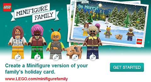 LEGO Christmas Greeting Card App