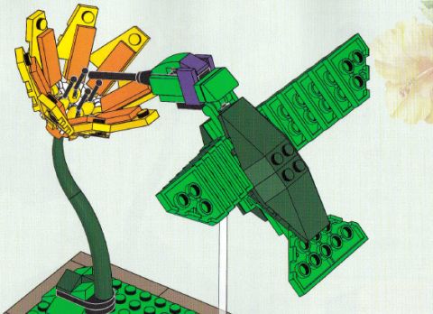 LEGO Ideas Birds Hummer