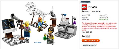 Shop LEGO Ideas Research Institute