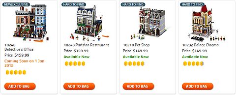 Shop LEGO Modular Buildings