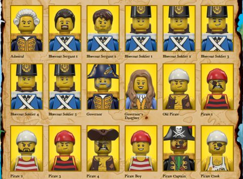 2015 LEGO Pirates Characters