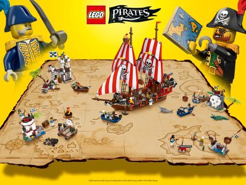2015 LEGO Pirates Map