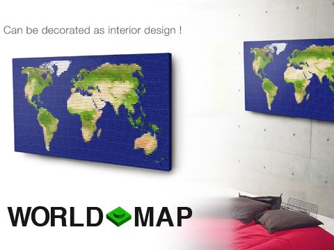 LEGO Ideas World Map by TPNK