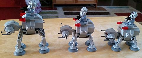 LEGO Star Wars MicroFighters AT-AT by Beefyonder