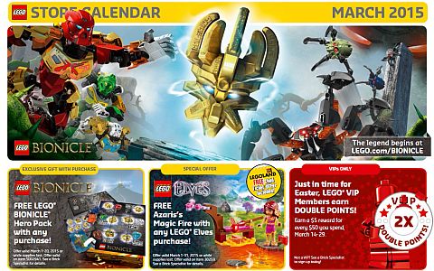 LEGO March Calendar