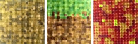 LEGO Minecraft Baseplates Colors