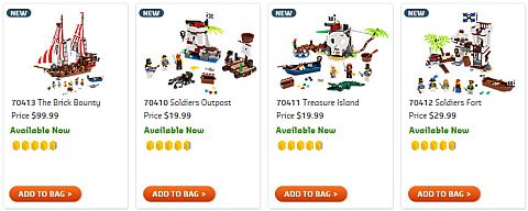 Shop LEGO Pirates Sets