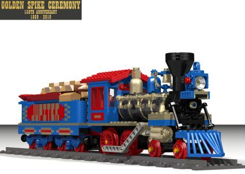 LEGO Train Golden Spike Ceremony Train 1