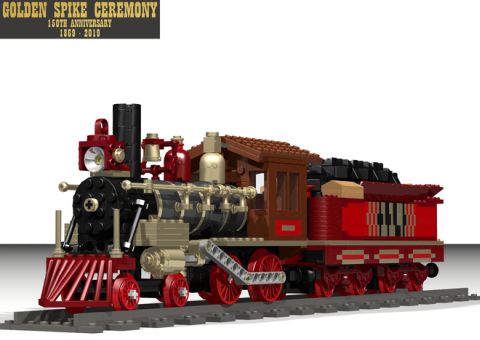 LEGO Train Golden Spike Ceremony Train 2
