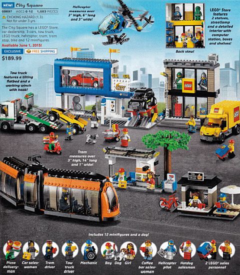 #60097 LEGO City Square Review