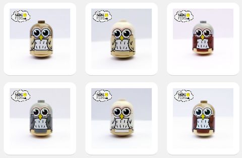 Custom LEGO Owls by Minifigs.me Details
