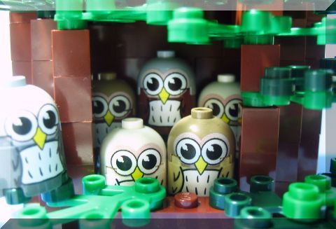 Custom LEGO Owls by Minifigs.me