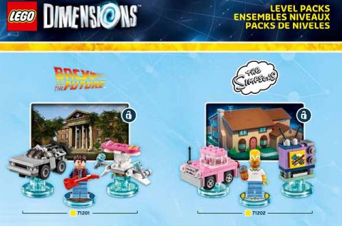 LEGO Dimensions Pack BTTF & The Simpsons