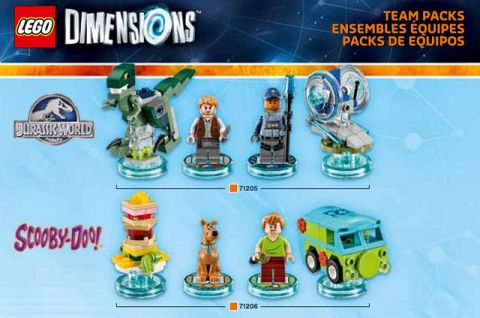 LEGO Dimensions Pack Jurassic World & Scooby-Doo