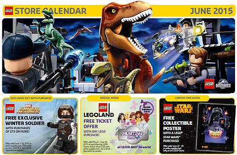 LEGO June Store Calendar Promotions