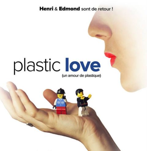 LEGO BrickFilm Henri and Edmond Plastic Love Poster