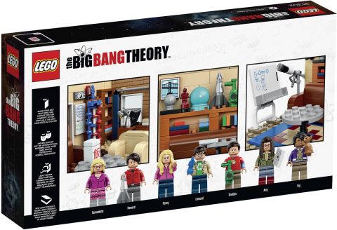 #21302 LEGO Ideas Big Bang Theory Box Back
