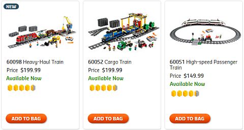 Shop LEGO Trains