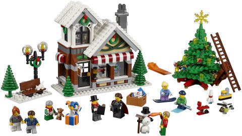 #10249 LEGO Winter Village Toy Shop Details
