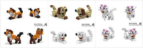 LEGO Animals Cats and Dogs by Bangoo