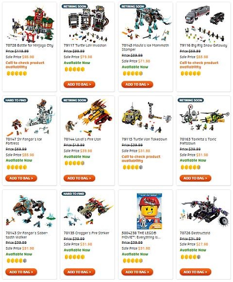 Shop LEGO Sales & Deals