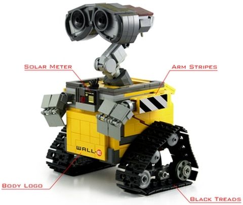 #21303 LEGO Ideas WALL-E Original Model Details