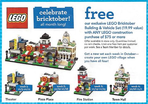 LEGO Bricktober Promotion