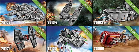 LEGO Star Wars The Force Awakens Sets