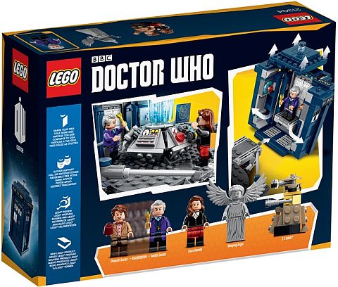 #21304 LEGO Ideas Doctor Who Box Back