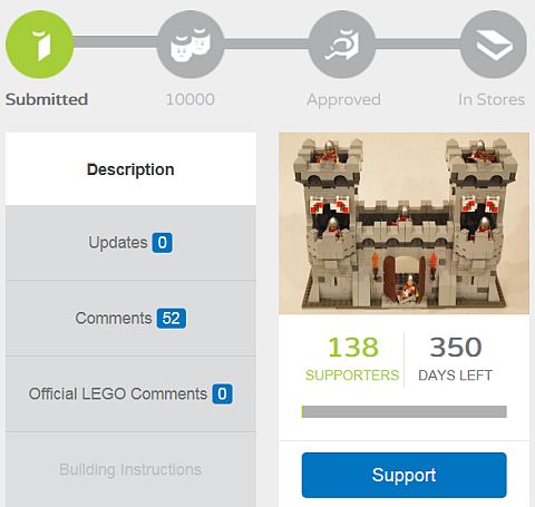 LEGO Modular Castle System by mkalkwarf 6