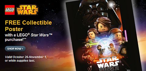 LEGO Star Wars Poster October Promotion