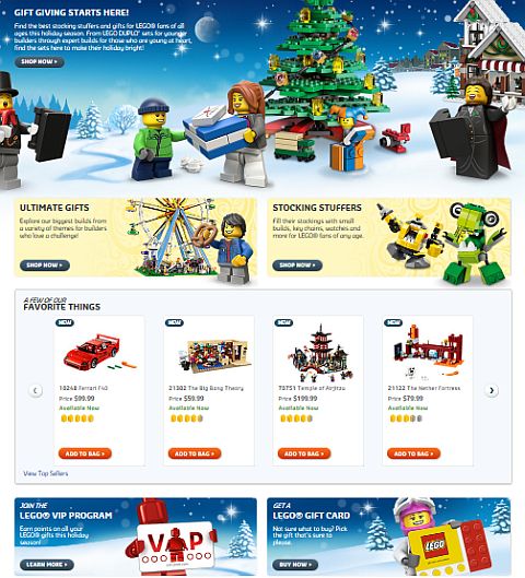 Shop LEGO Holiday Promotions