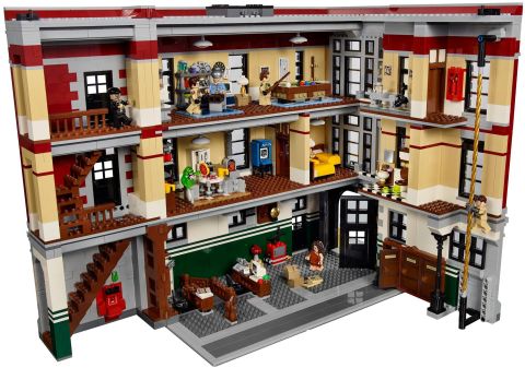 #75827 LEGO Ghostbusters Firehouse Details