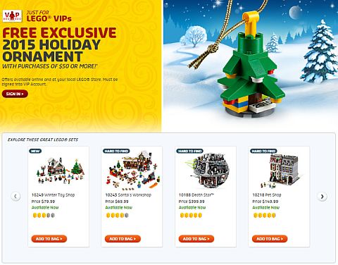 Shop LEGO Holiday 2016 Exclusives
