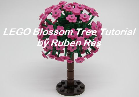 LEGO Flowering Tree Tutorial by Ruben Ras