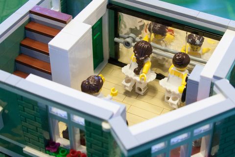 LEGO Modular Kwik-E-Mart 2 by cimddwc