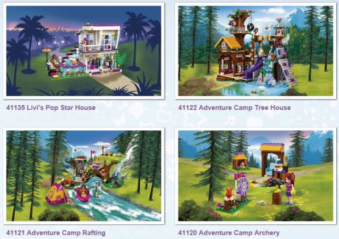 LEGo Friends Adventure Camp Collection