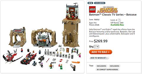 Shop LEGO Batman Batcave