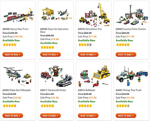 Shop LEGO Sale 2016 City