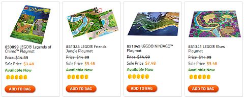 Shop LEGO Sale 2016 Playmats