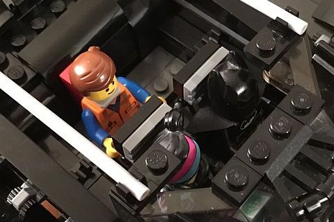 The LEGO Movie Batmobile Interior by Warvanov