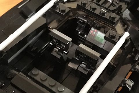 The LEGo Movie Batmobile Cockpit by Warvanov